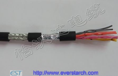 FX10P-CY 8芯 22AWG 对绞屏蔽控制柔性电缆