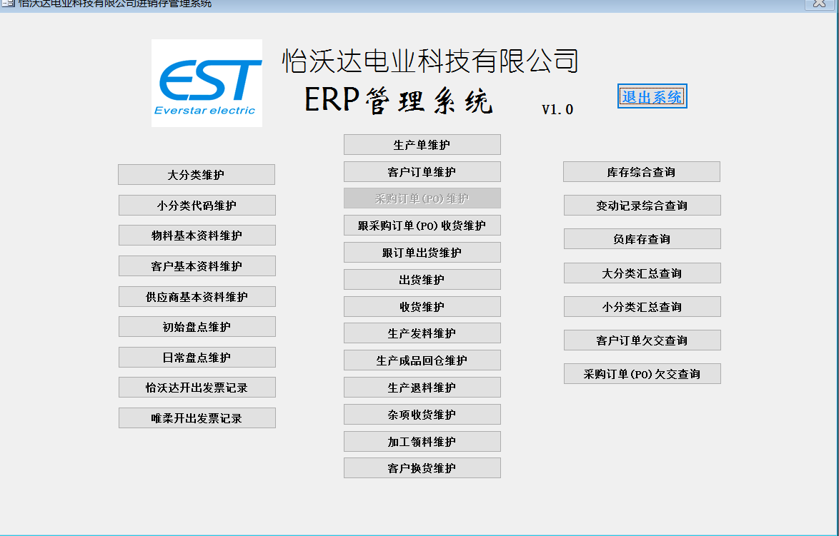怡沃达ERP企业资源管理系统