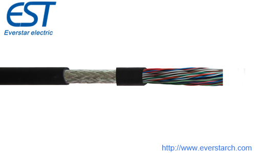FM10P-CY 100芯28AWG 双绞屏蔽 柔性IO控制电缆