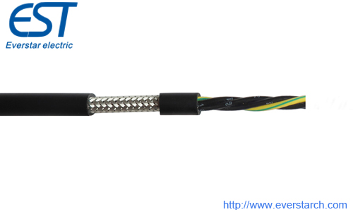 FXP30-CY 4芯0.75平方 屏蔽单护套高柔性拖链动力电缆