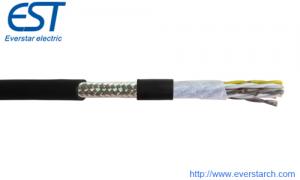 8芯24AWG 双绞屏蔽高柔性拖链控制电缆